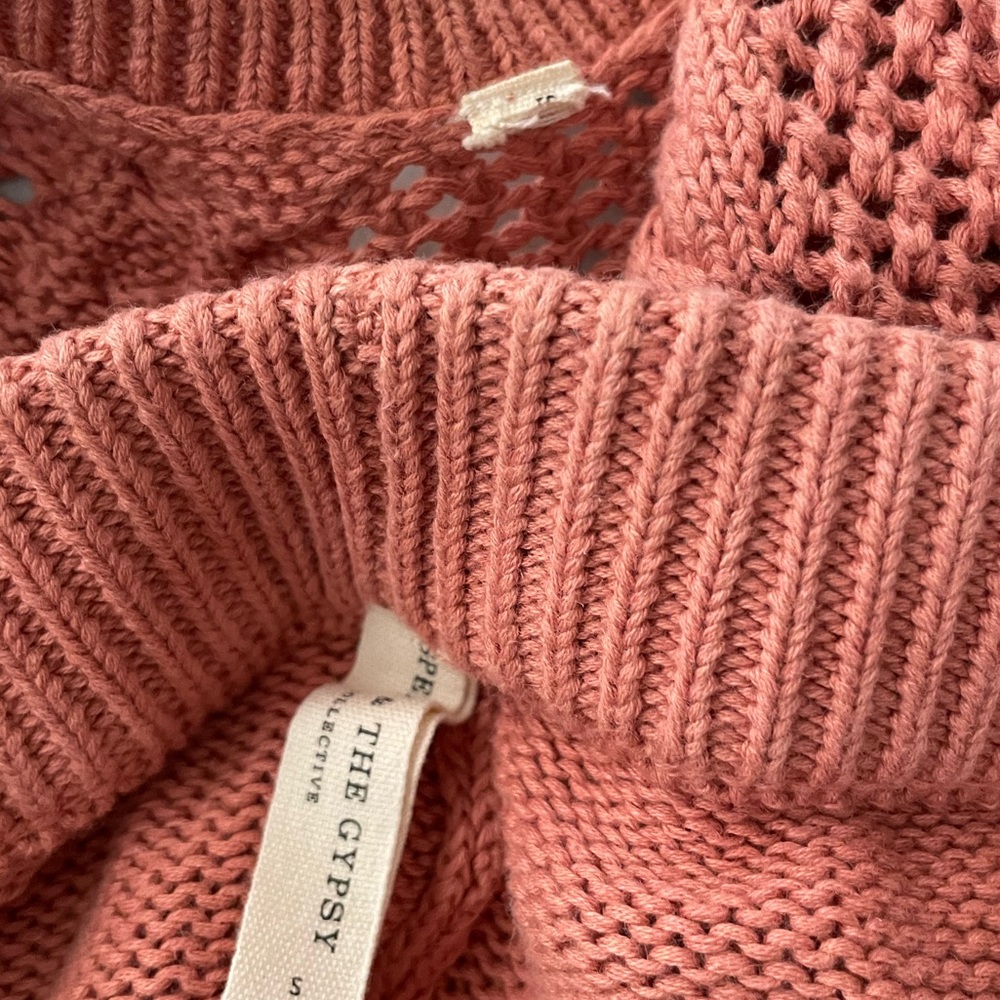 UFT/S 2pc Spell ⁺₊⋆ ☾⋆⁺₊ Chloe Knit Cardigan Shorts Set in Rose - Picture 9 of 15